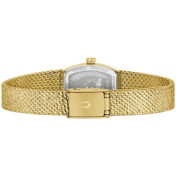 Bulova Goddess of Time Women's Green Dial Quartz Watch 97L184