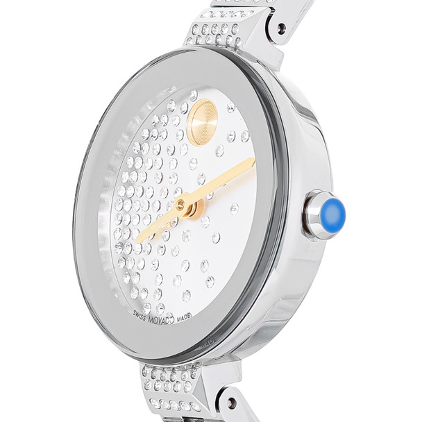 Movado Bold Women's Crystals Stainless Steel Quartz Watch 3600925