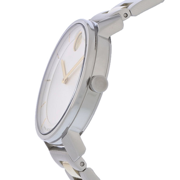 Movado Bold Access Women's Two-Tone Stainless Silver Dial Quartz Watch 3600965