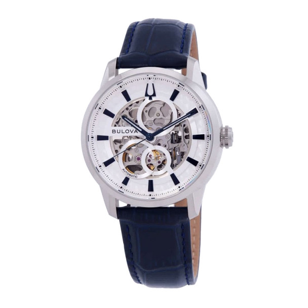 Bulova Sutton Men's Skeleton Dial Automatic Watch 96A330