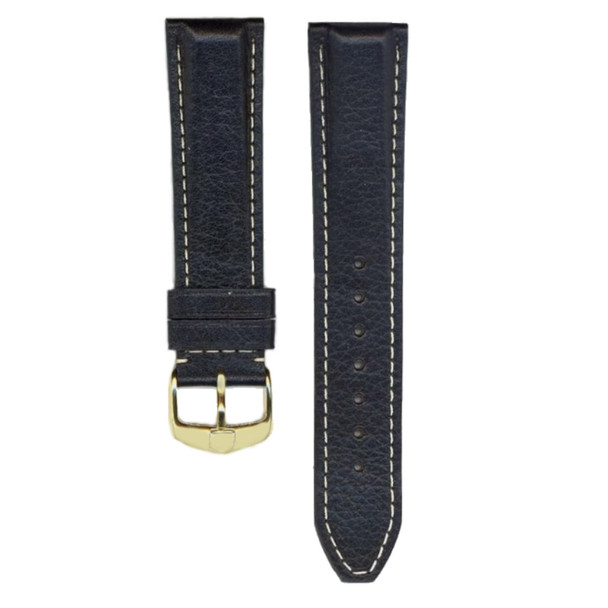 Tag Heuer Men's 20mm Black Leather Watch Strap BC0702
