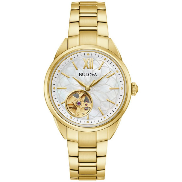 Bulova Sutton Women's MOP Dial Automatic Watch 97L172