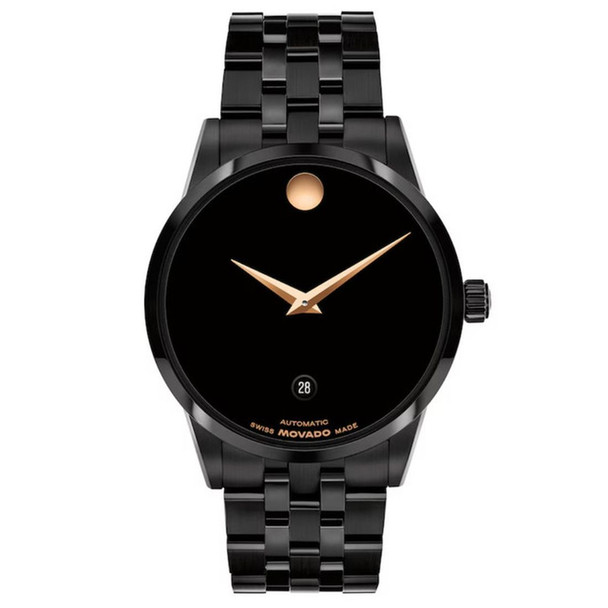 Movado Museum Classic Black Dial Men's Automatic Watch 0608034
