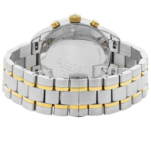 Movado Heritage Calendoplan Men's Quartz Chronograph Watch 3650126