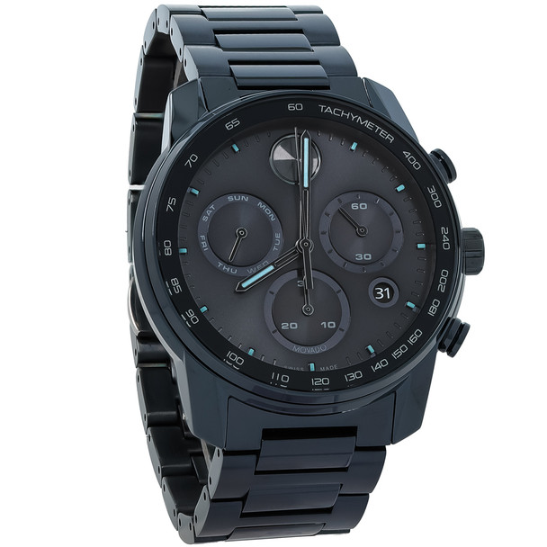 Movado Verso Blue Dial Men's Quartz Chronograph Watch 3600868