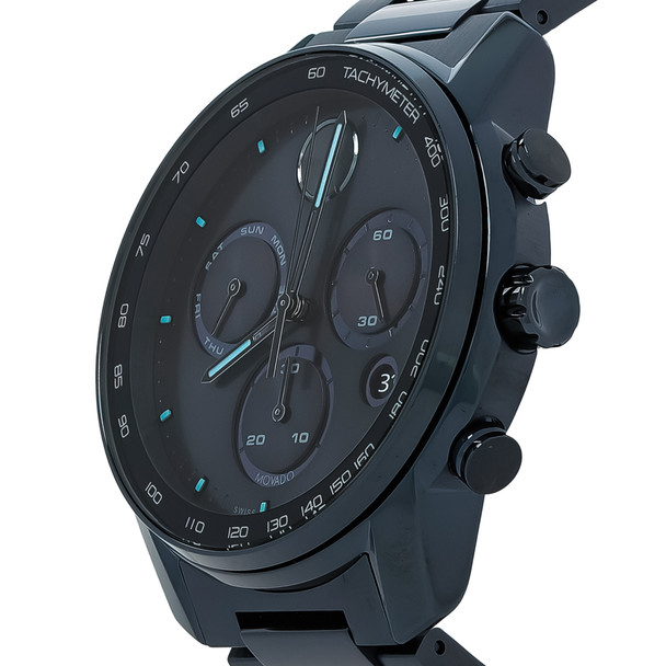 Movado Verso Blue Dial Men's Quartz Chronograph Watch 3600868