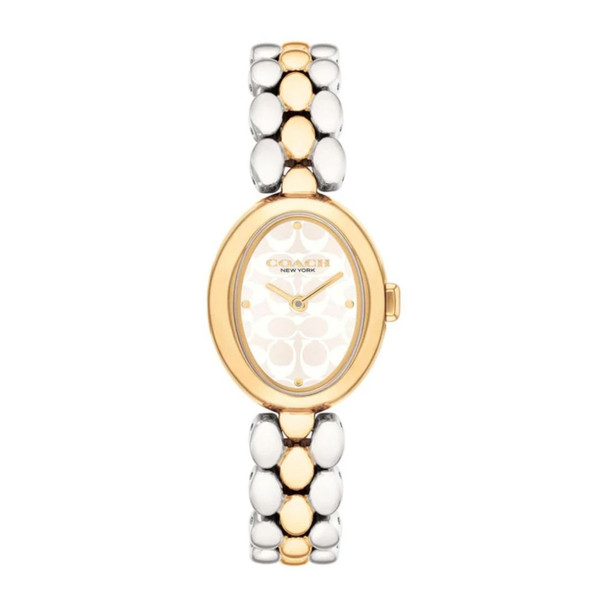 Coach Sammy Women's Two-Tone Silver White Dial Quartz Watch 14504419