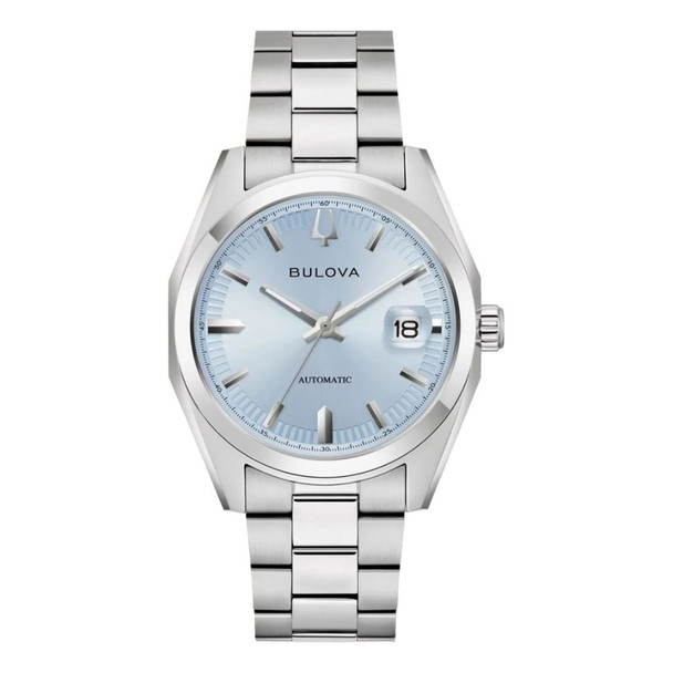 Bulova Surveyor Men's Light Blue Dial Automatic Watch 96B469
