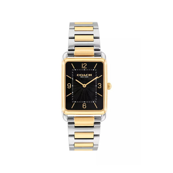 Coach Elliot Unisex Two-Tone Stainless Steel Black Dial Quartz Watch 14400050