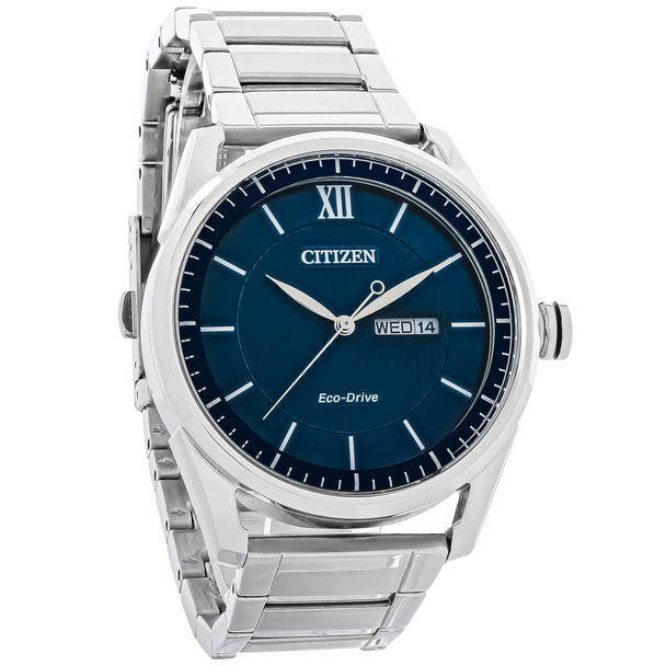 Citizen Classic Blue Dial Eco-Drive Watch AW0081-54L