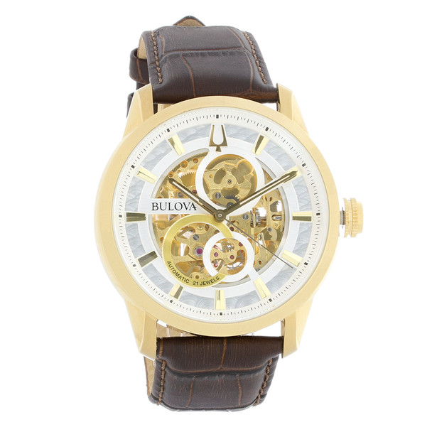 Bulova Sutton Men's Automatic Skeleton Subdial Watch 97A138