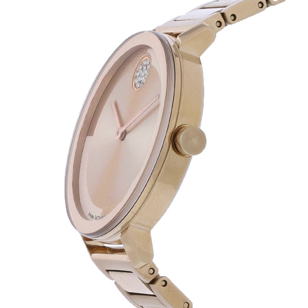Movado BOLD Evolution 2.0 Series Women's Rose Gold-Tone Quartz Watch 3601107