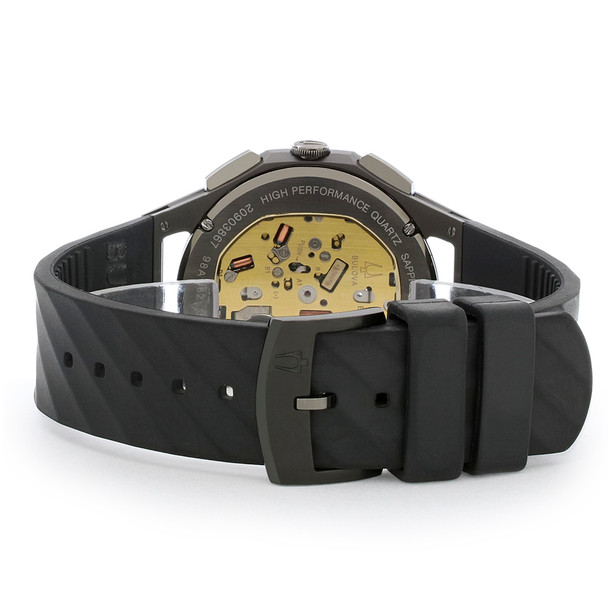 Bulova Curv Men's Chronograph Black Dial Quartz Watch - 98A162
