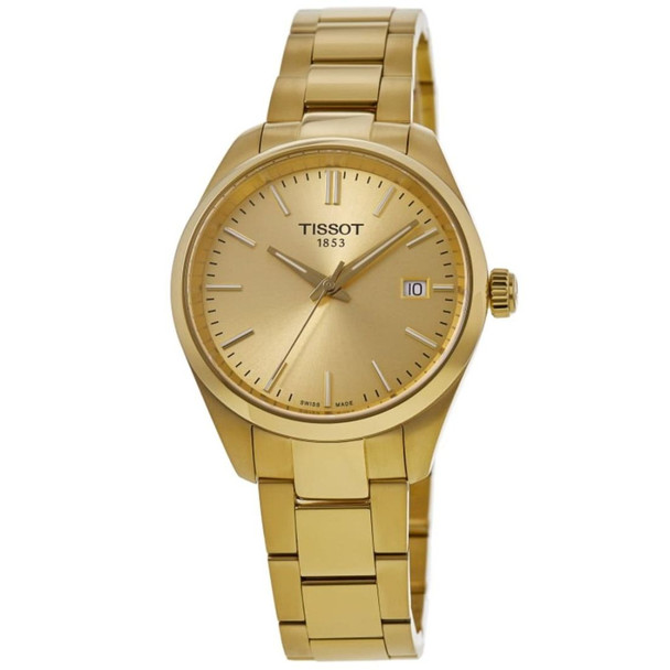 Tissot PR 100 Women's Quartz Champagne Dial Watch - T150.210.33.021.00