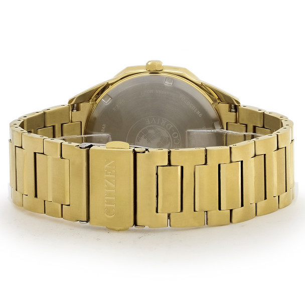 Citizen Eco-Drive Men's Corso Gold Tone Stainless Steel Watch - BM7492-57A