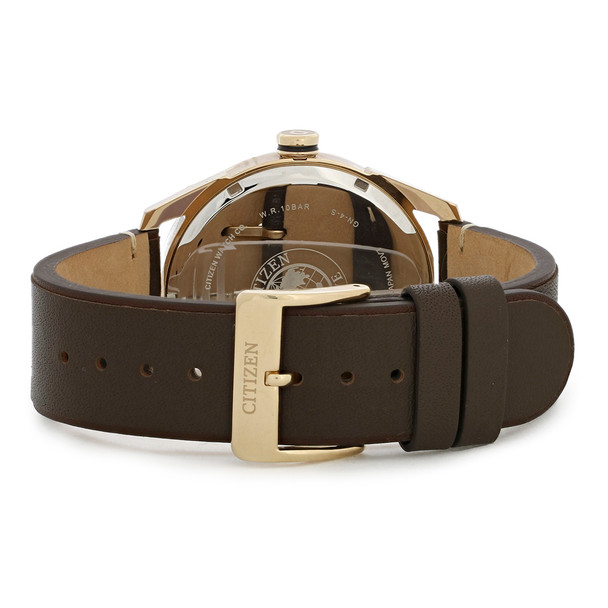 Citizen Eco Drive Men's Drive CTO Brown Leather Strap Watch - BM6983-00H