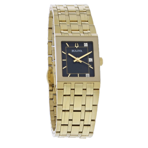 Bulova Marc Anthony Women's Diamond Gold Tone Quartz Watch - 97P167