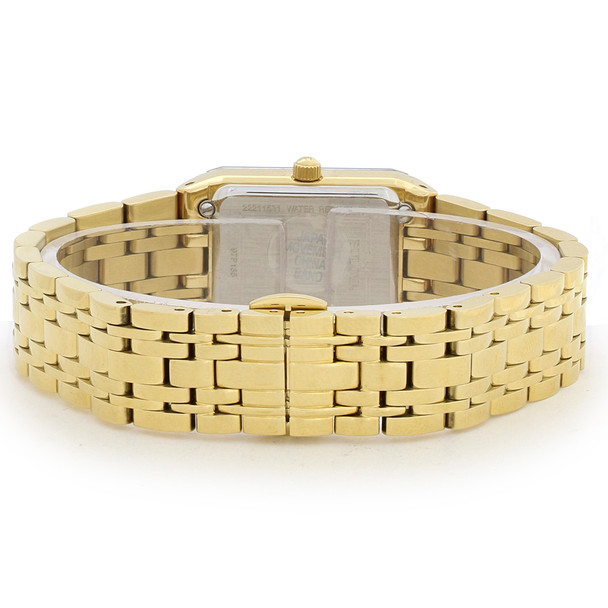 Bulova Women's Diamond Gold-Tone Black Dial Quartz Watch - 97P135