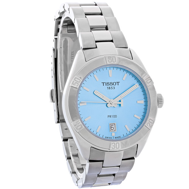 Tissot PR 100 Sport Chic Stainless Steel Quartz Watch - T101.910.11.351.00