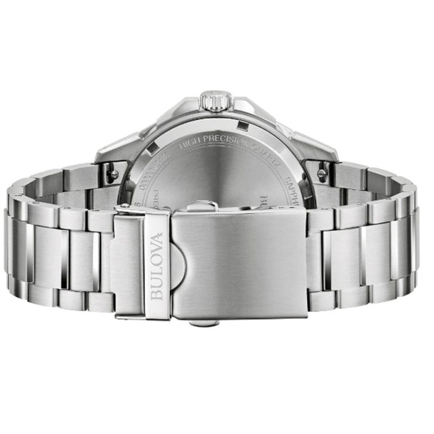 Bulova Marine Star Precisionist Men's Quartz White Dial Watch - 96B426