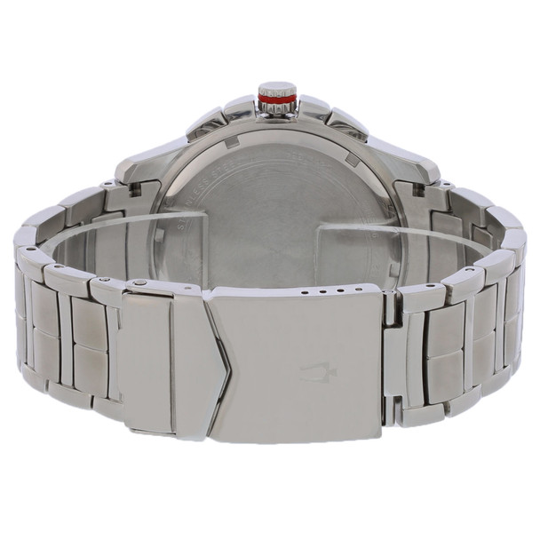 Bulova Marine Star Men's White Dial Chronograph Quartz Watch - 96B383