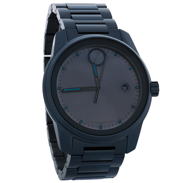 Movado Bold Verso Men's Blue ION PVD Stainless Quartz Watch - 3600862