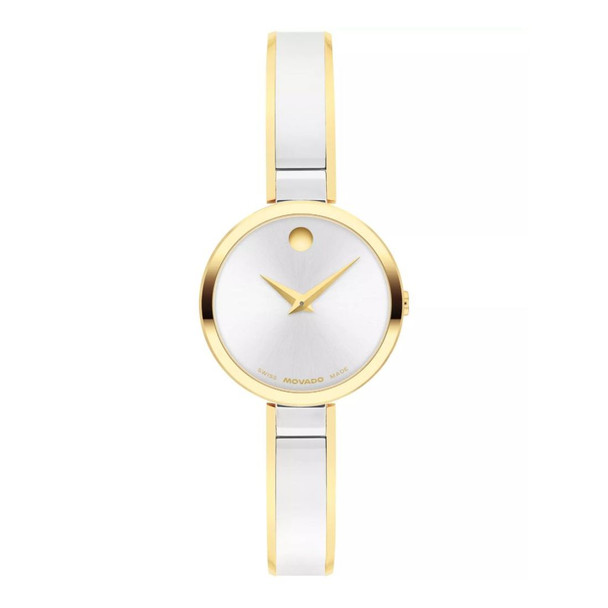 Movado Moda Women's Silver Dial Quartz Watch - 0608011