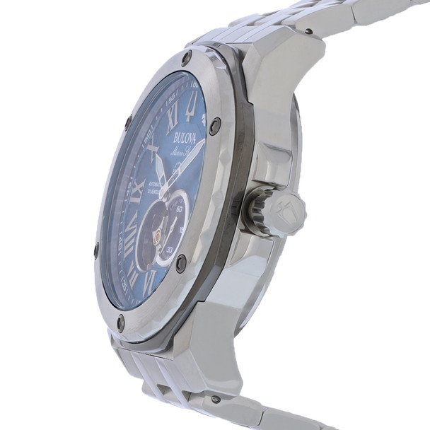 Bulova Marc Anthony Marine Star Men's Blue Dial Automatic Watch - 98D184