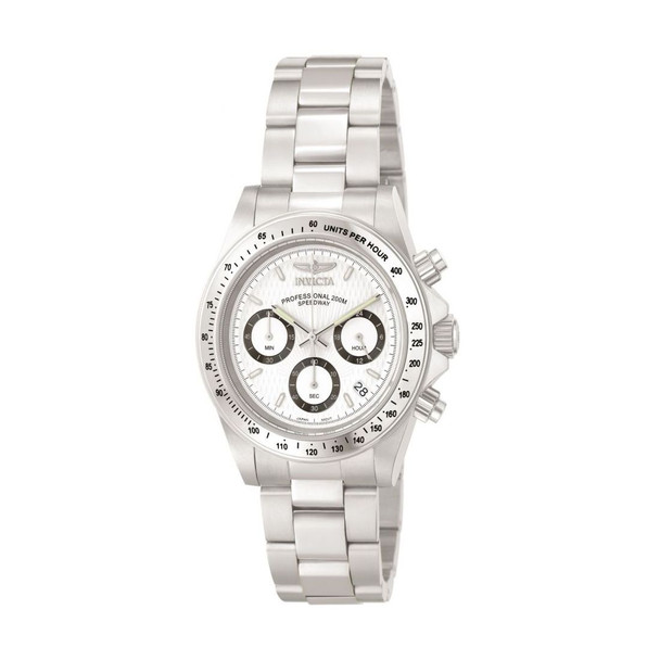 Invicta Speedway Men's Quartz Silver Stainless Steel Watch - 9211