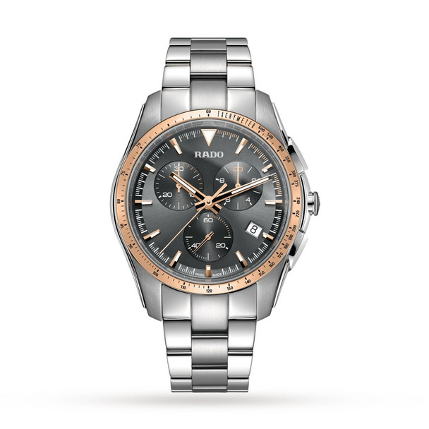 Rado HyperChrome Chronograph Grey Dial Men's Quartz Watch - R32259163