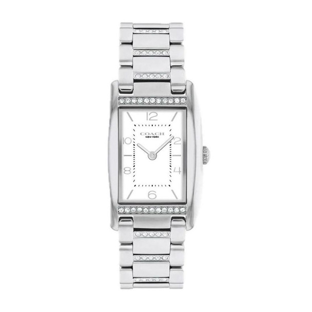 Coach Reese Women's White Satin Dial Quartz Watch - 14504315