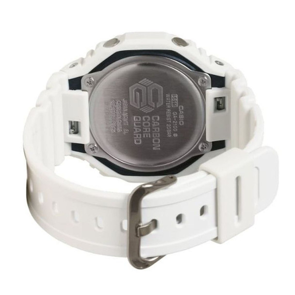 Casio G-SHOCK 2100 Series Men's Quartz White Dial Watch - GA2100-7A7