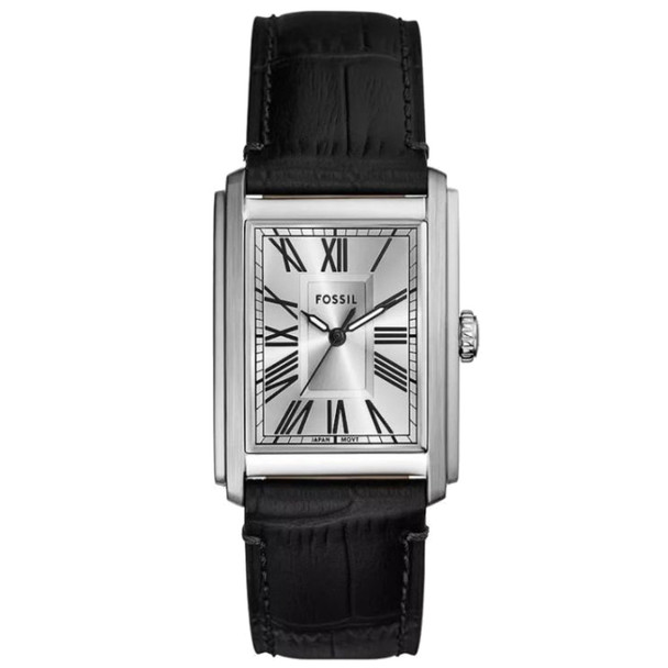 Fossil Carraway Men's Silver Dial Quartz Watch - FS6078