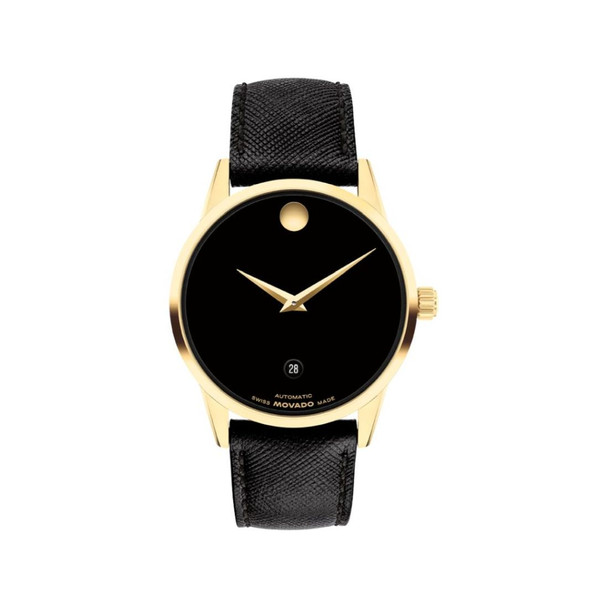 Movado Museum Classic Men's Black Dial Automatic Watch 0608025