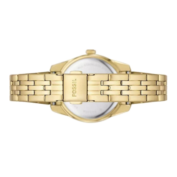 Fossil Scarlette Women's Gold Dial Quartz Watch ES5338