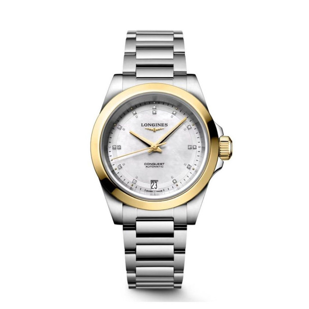 Longines Conquest Women's White MOP Dial Automatic Watch L3.430.5.80.6