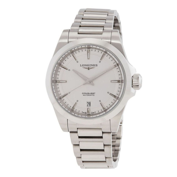Longines Conquest Women's Silver Sunray Dial Automatic Watch L3.720.4.72.6