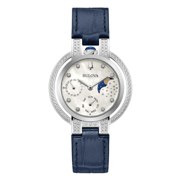 Bulova Rubaiyat Women's White Mother of Pearl Dial Quartz Watch 96R237