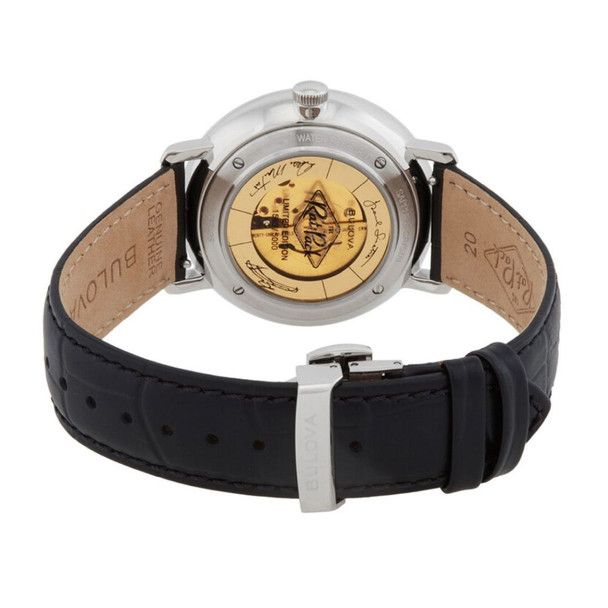 Bulova Frank Sinatra Rat Pack Men's Black Dial Automatic Watch 96B406