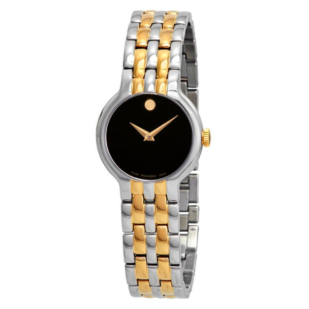 Movado Veturi Women's Black Dial Quartz Watch 0606933