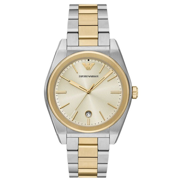 Emporio Armani Federico Men's Cream Dial Quartz Watch AR11716