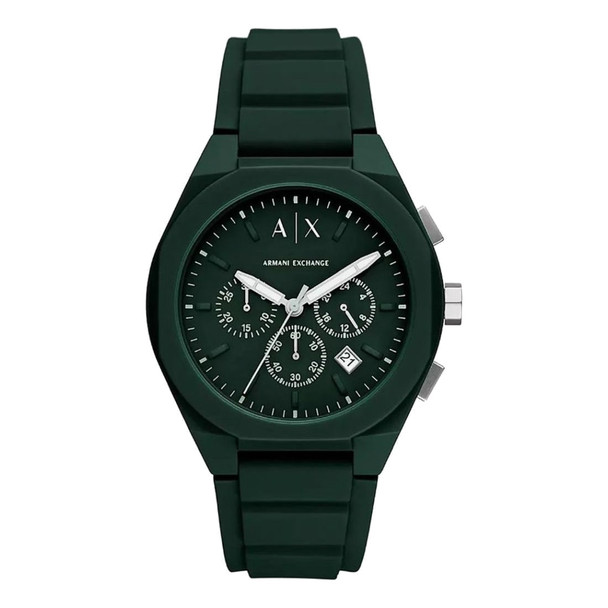 Armani Exchange Rafael Men's Chronograph Green Dial Quartz Watch AX4163