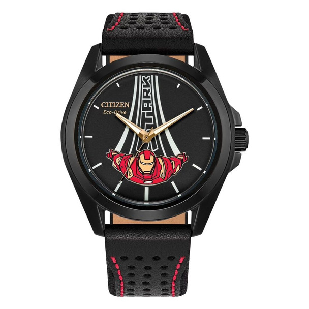 Citizen Marvel x Citizen Eco-Drive Men's Black Dial Quartz Watch AW2095-41W