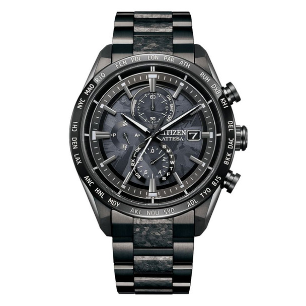 Citizen Attesa HAKUTO-R Limited Edition Men's Black Dial Quartz Watch AT8287-62E