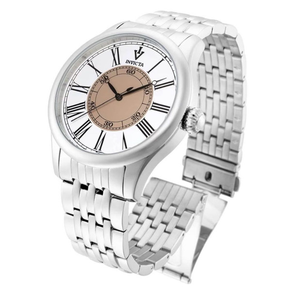 Invicta Vintage Men's White Dial Quartz Watch 36241
