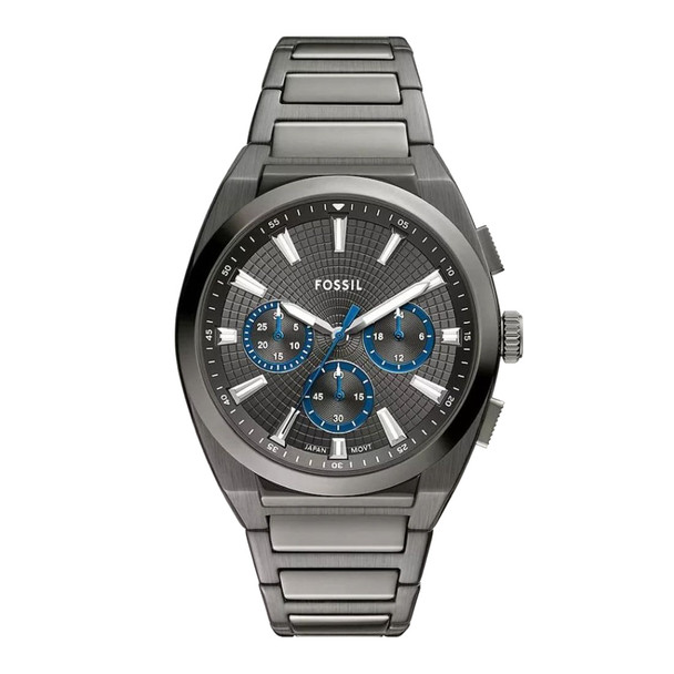 Fossil Everett Men's Chronograph Grey Dial Quartz Watch FS6107
