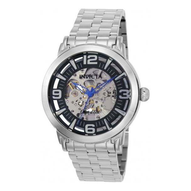 Invicta Objet D'Art Men's Skeleton Dial Quartz Watch 22598