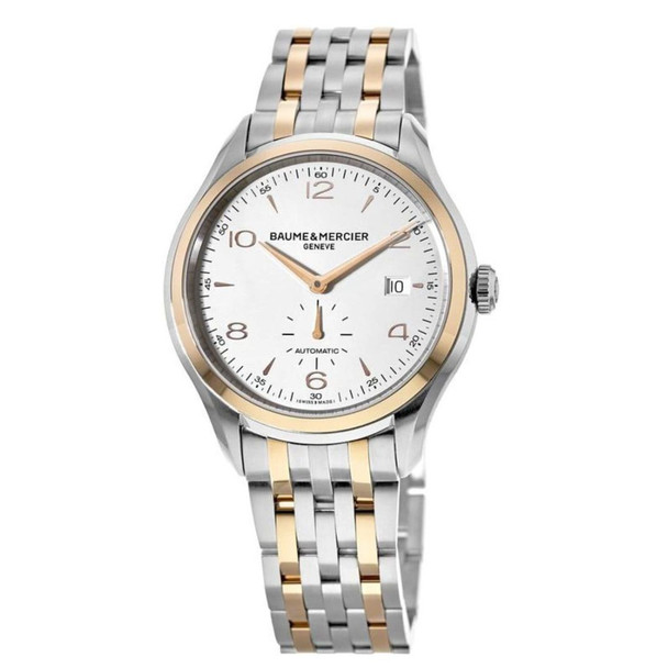 Baume et Mercier Clifton Automatic Silver Dial Two-tone Men's Watch M0A10140