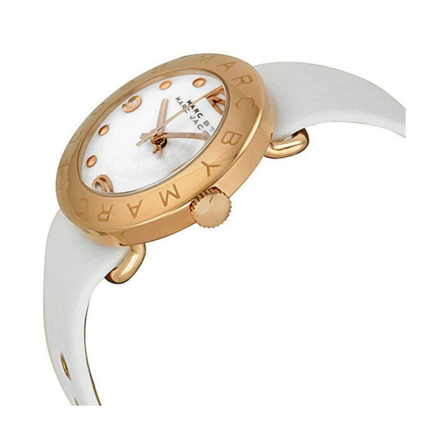 Marc Jacobs Amy Women's White Dial Quartz Watch MBM1180