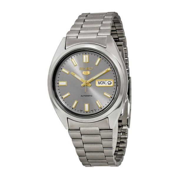 Seiko Seiko 5 Men's Grey Dial Automatic Watch SNXS75